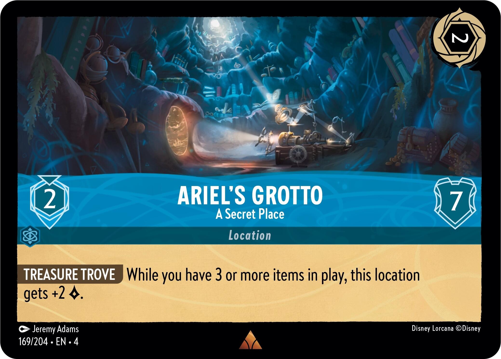 Ariel's Grotto - A Secret Place (169/204) [Ursula's Return] | Webway Games
