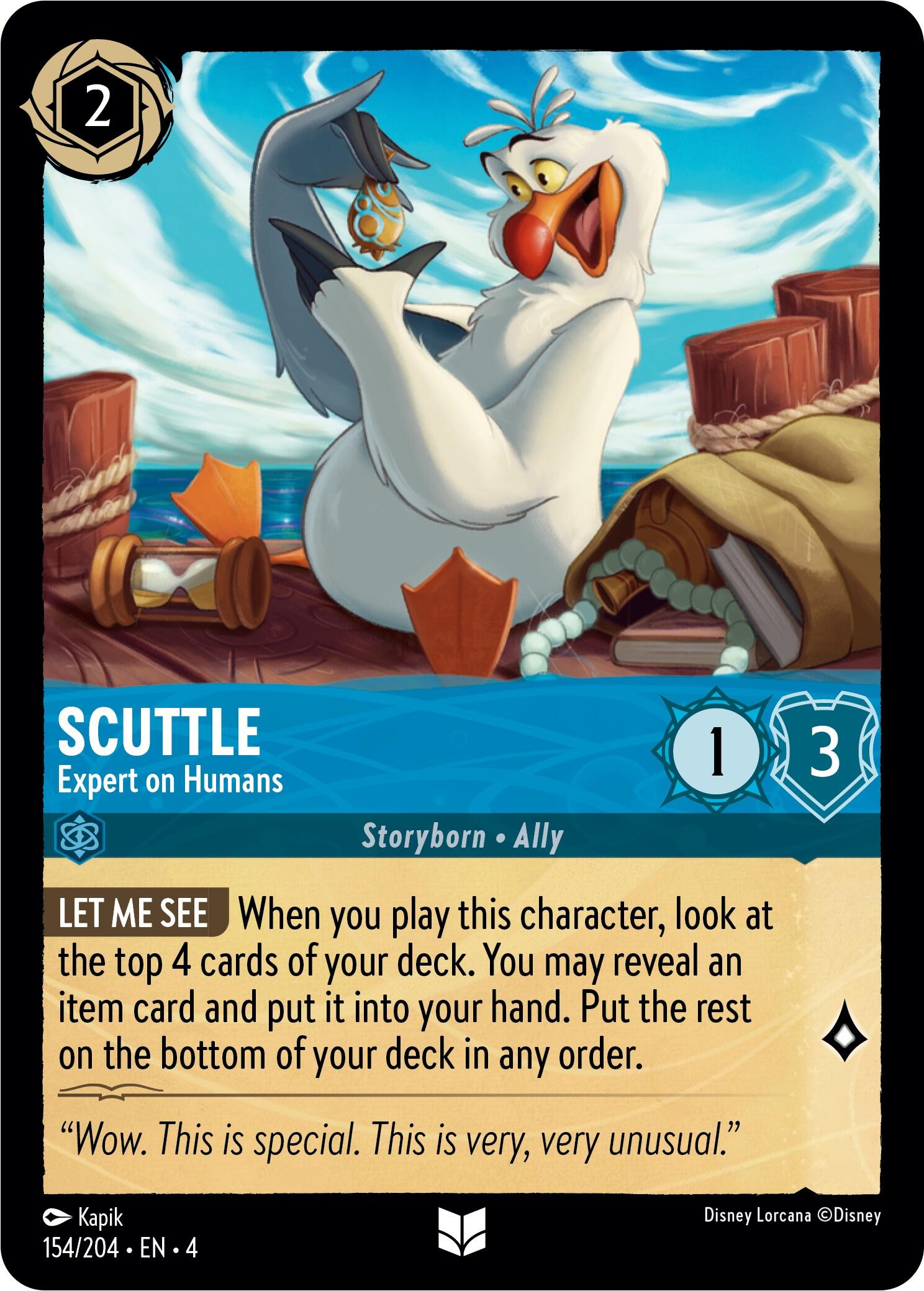 Scuttle - Expert on Humans (154/204) [Ursula's Return] | Webway Games