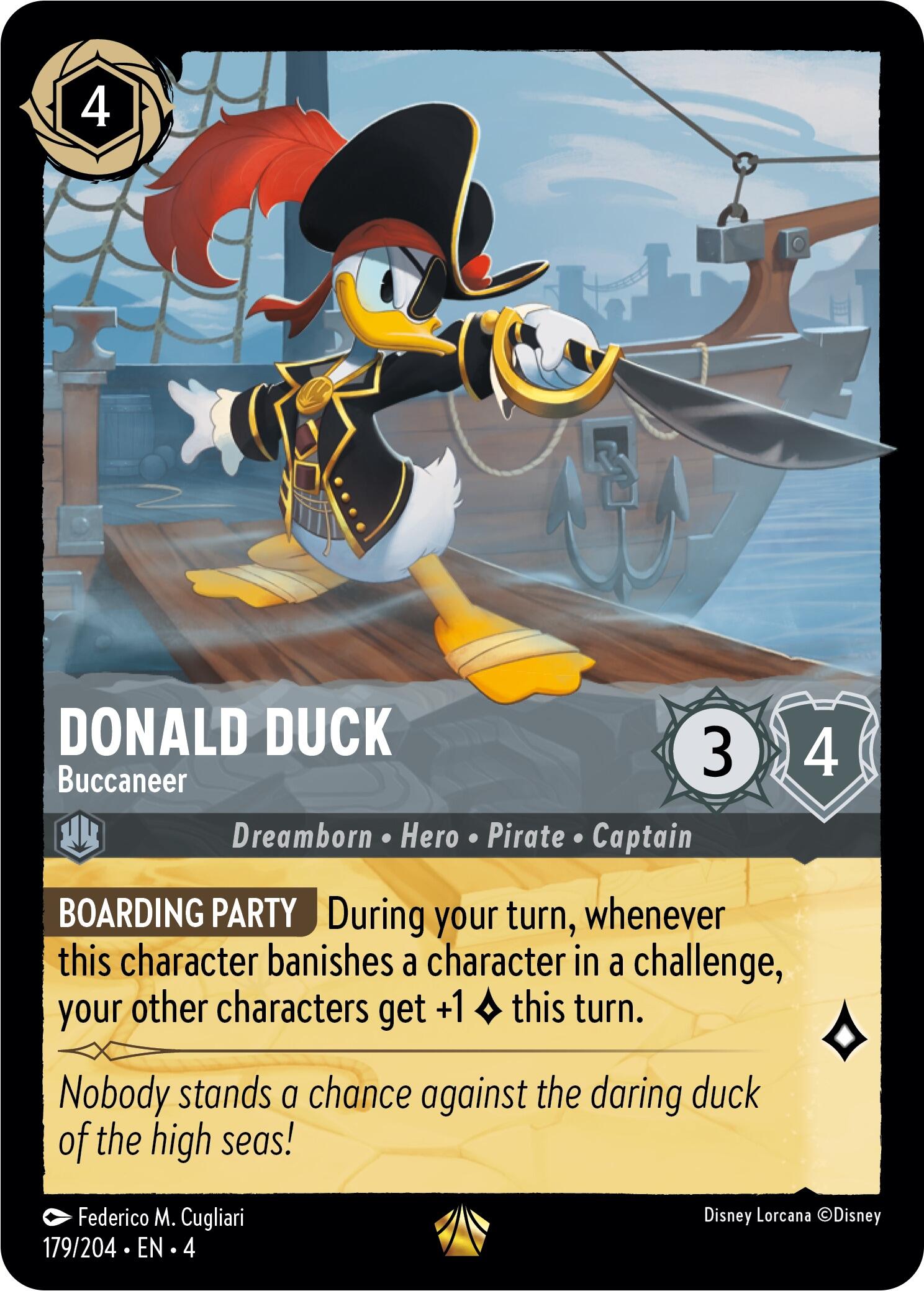 Donald Duck - Buccaneer (179/204) [Ursula's Return] | Webway Games