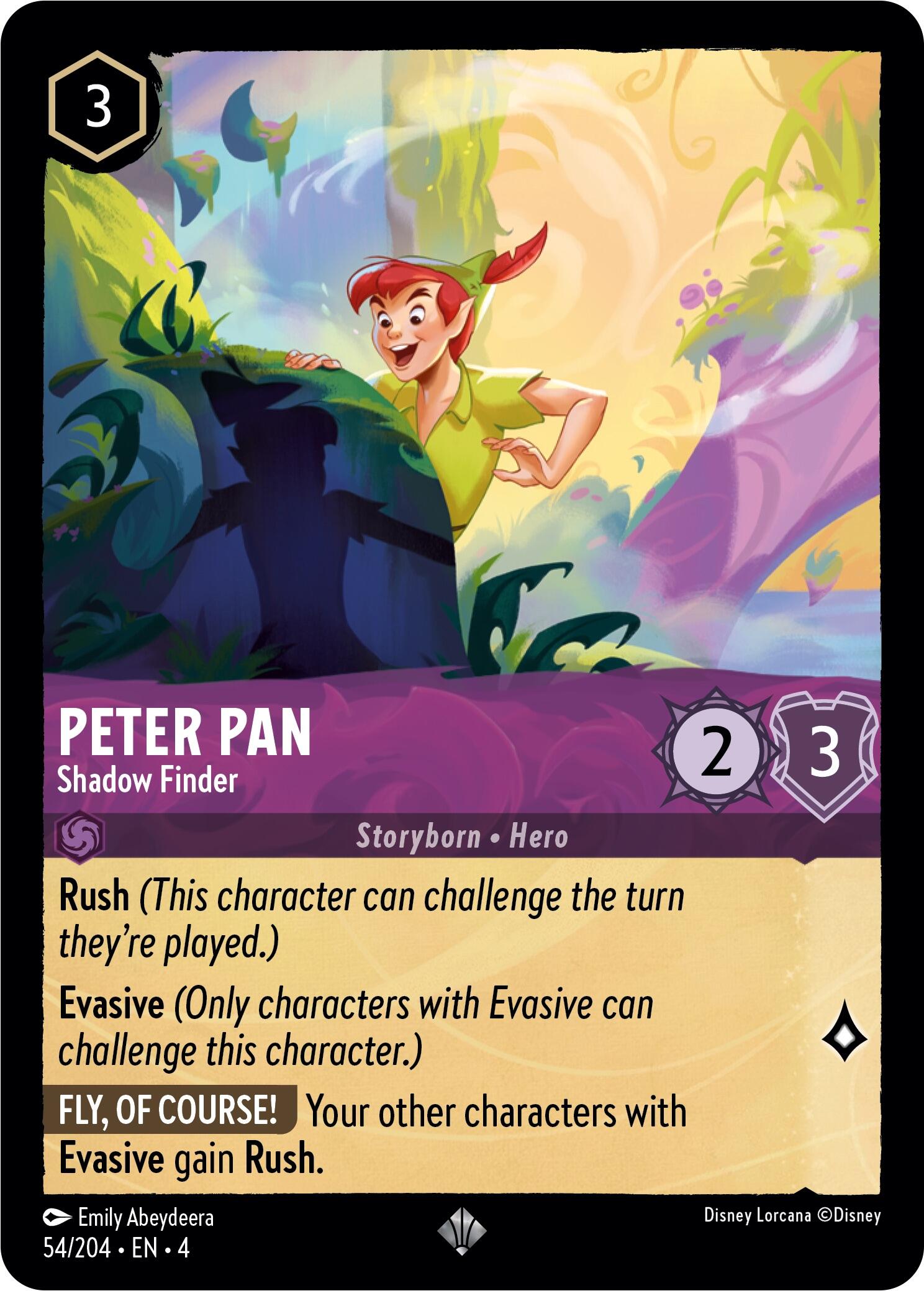 Peter Pan - Shadow Finder (54/204) [Ursula's Return] | Webway Games
