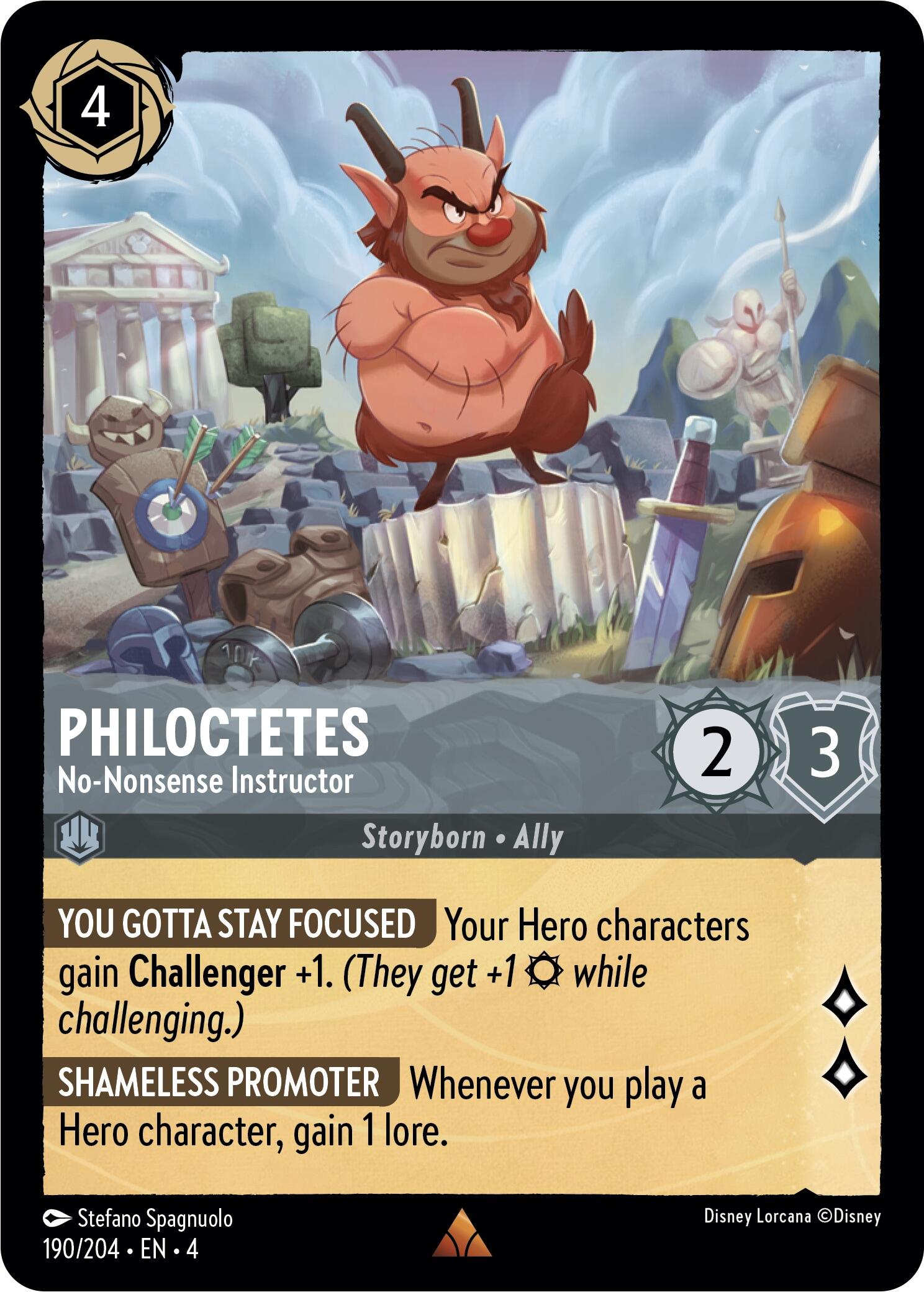 Philoctetes - No-Nonsense Instructor (190/204) [Ursula's Return] | Webway Games