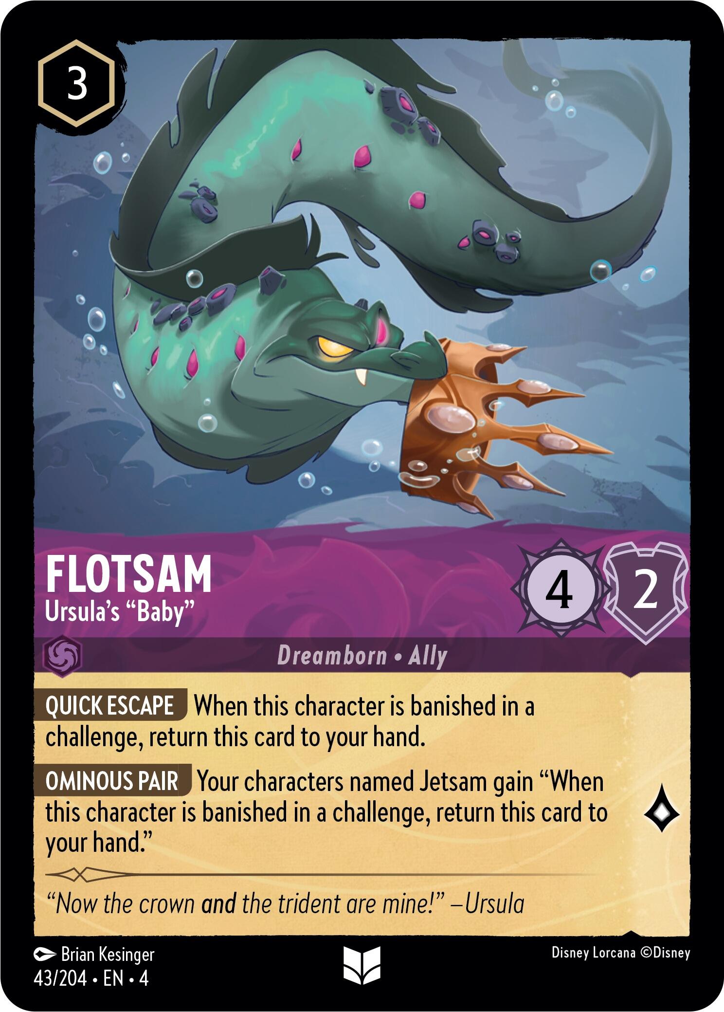 Flotsam - Ursula's "Baby" (43/204) [Ursula's Return] | Webway Games
