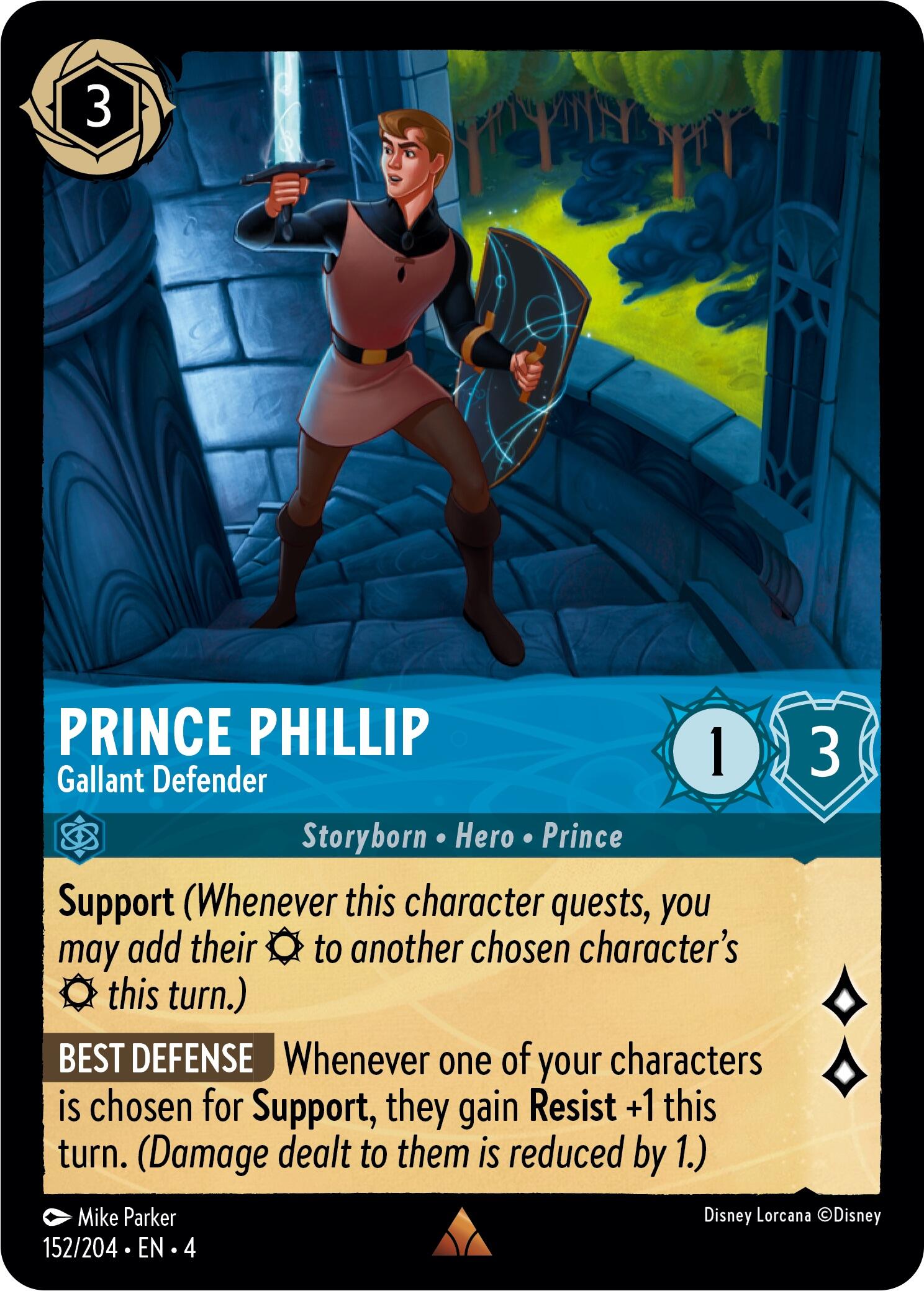 Prince Phillip - Gallant Defender (152/204) [Ursula's Return] | Webway Games