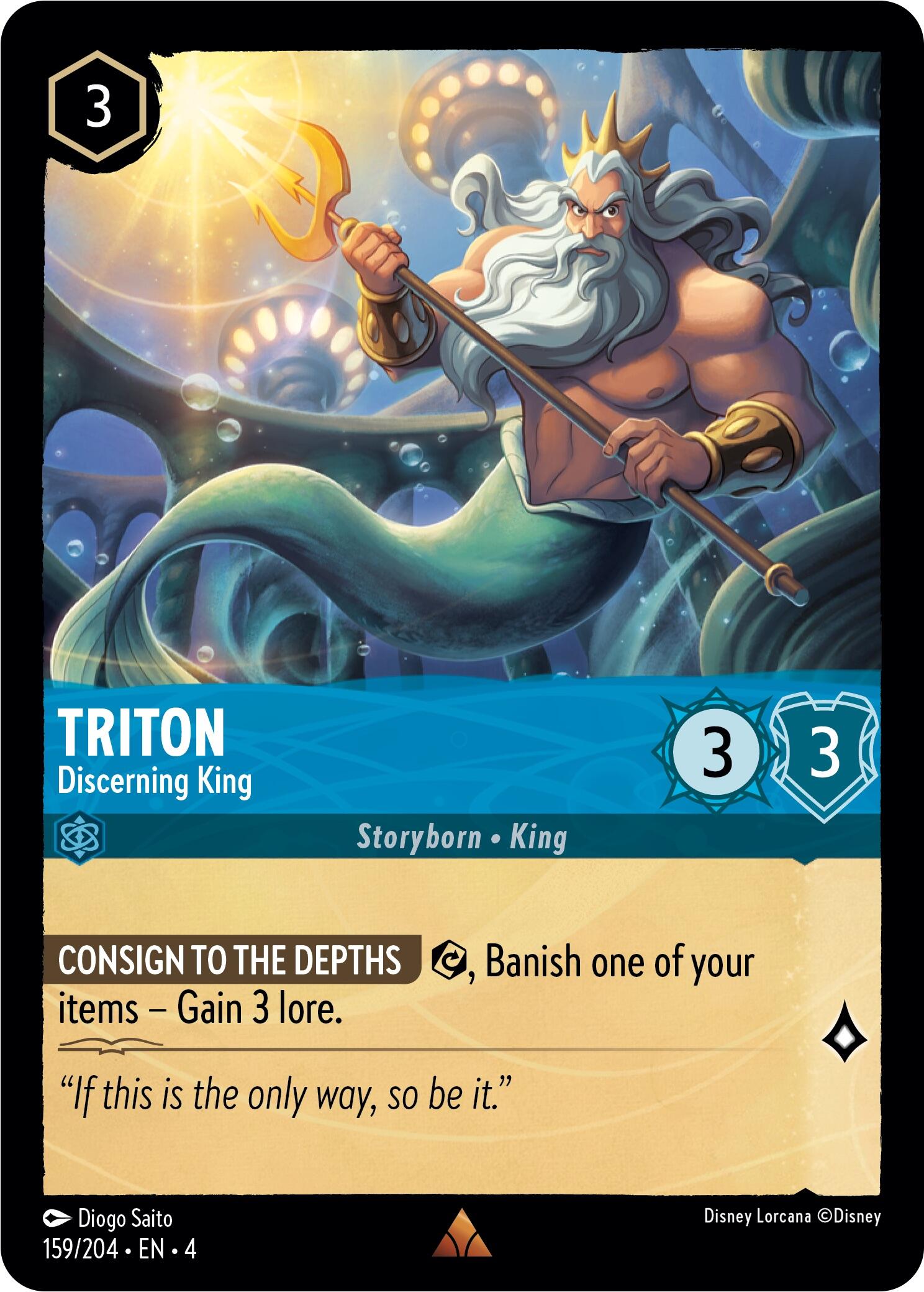 Triton - Discerning King (159/204) [Ursula's Return] | Webway Games
