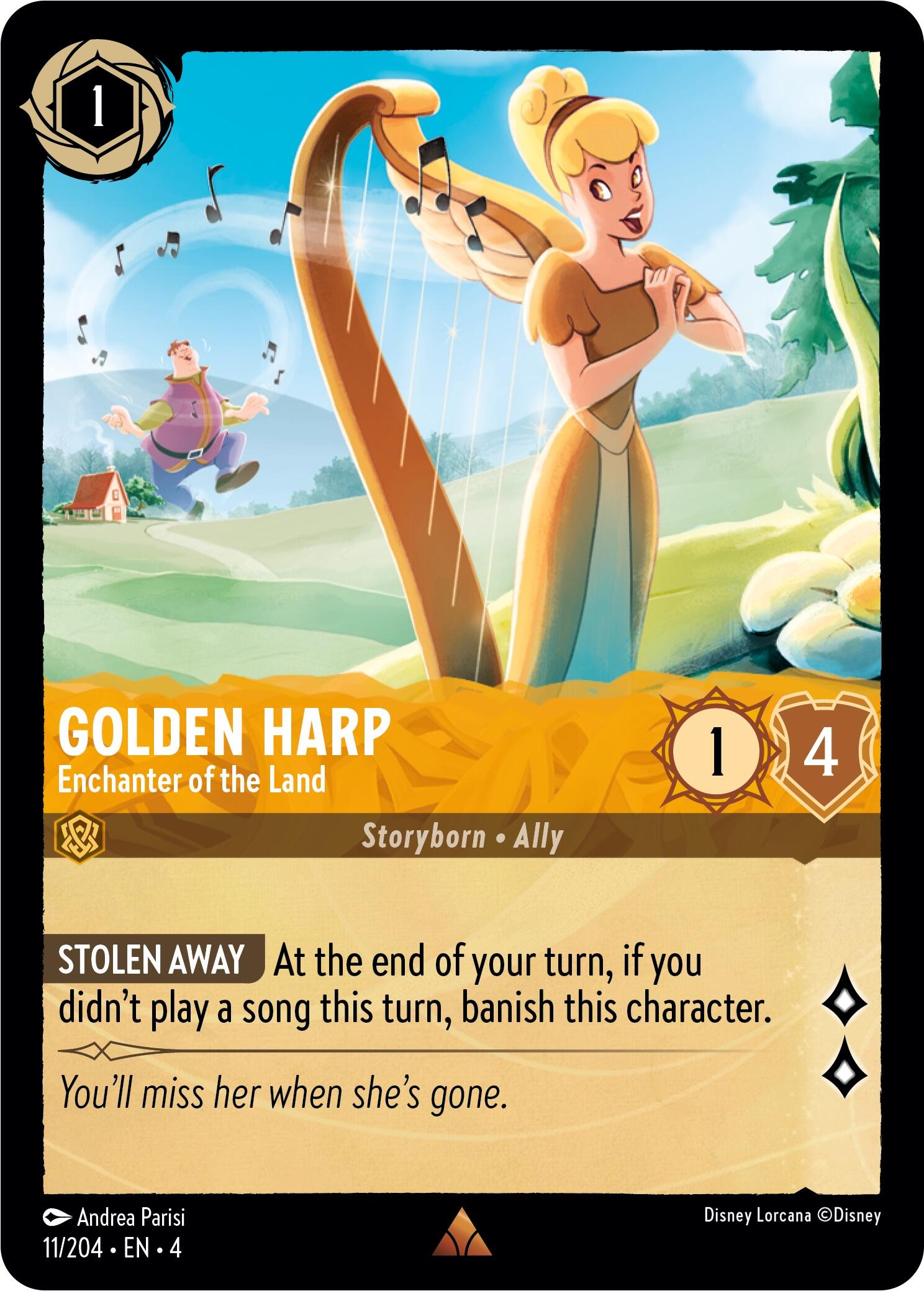 Golden Harp - Enchanter of the Land (11/204) [Ursula's Return] | Webway Games
