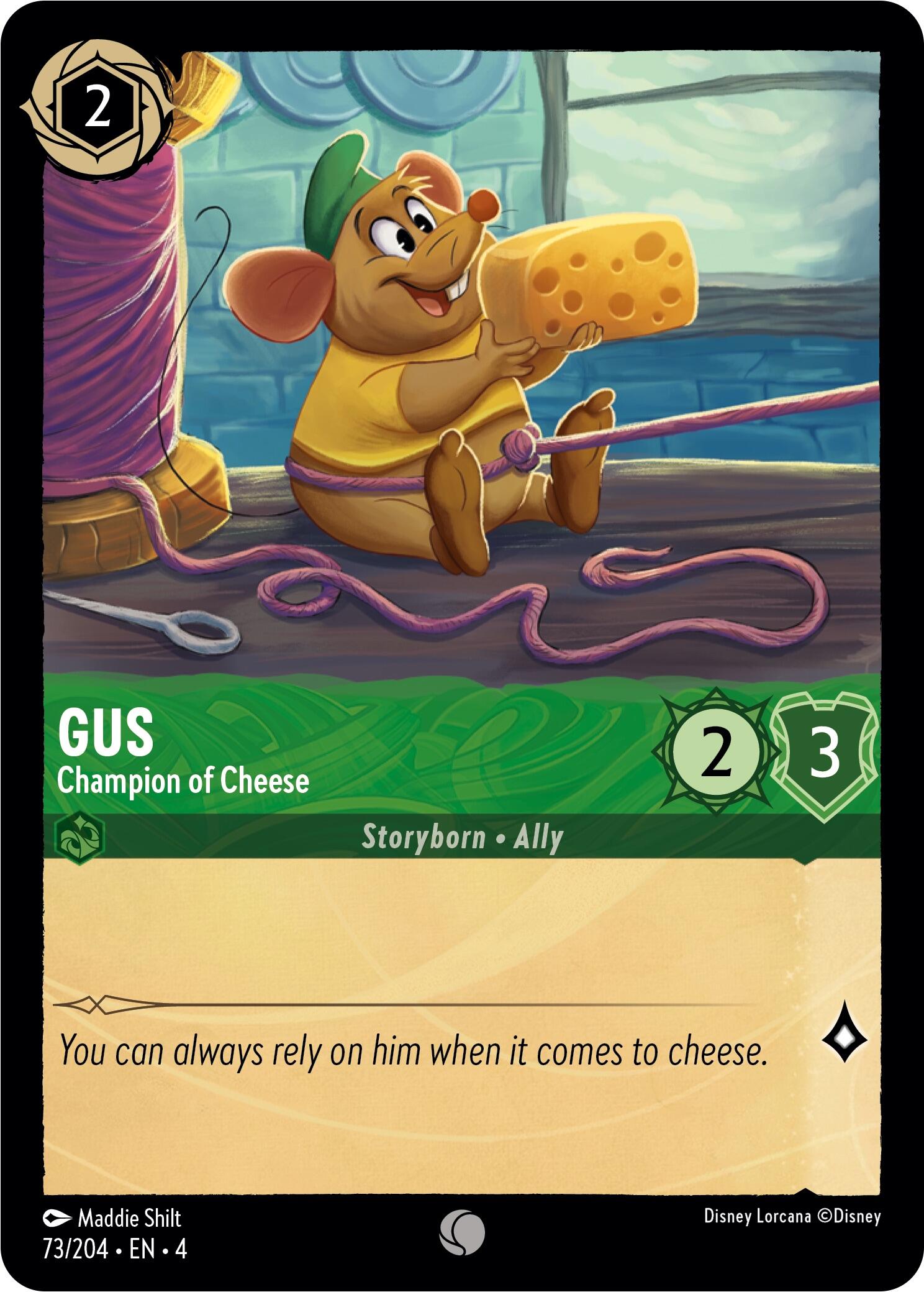 Gus - Champion of Cheese (73/204) [Ursula's Return] | Webway Games