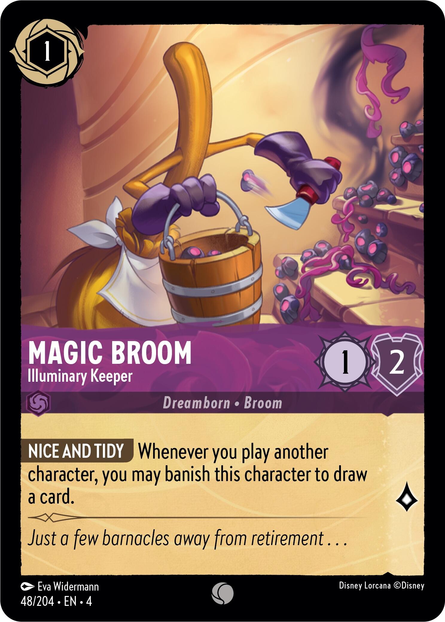 Magic Broom - Illuminary Keeper (48/204) [Ursula's Return] | Webway Games