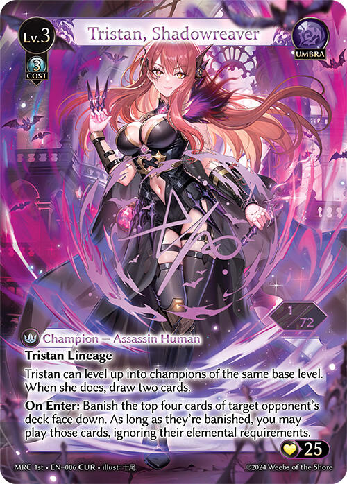 Tristan, Shadowreaver (CUR) (006) [Mercurial Heart] | Webway Games