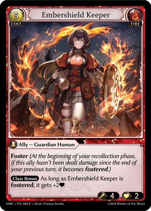 Embershield Keeper (088) [Mercurial Heart] | Webway Games