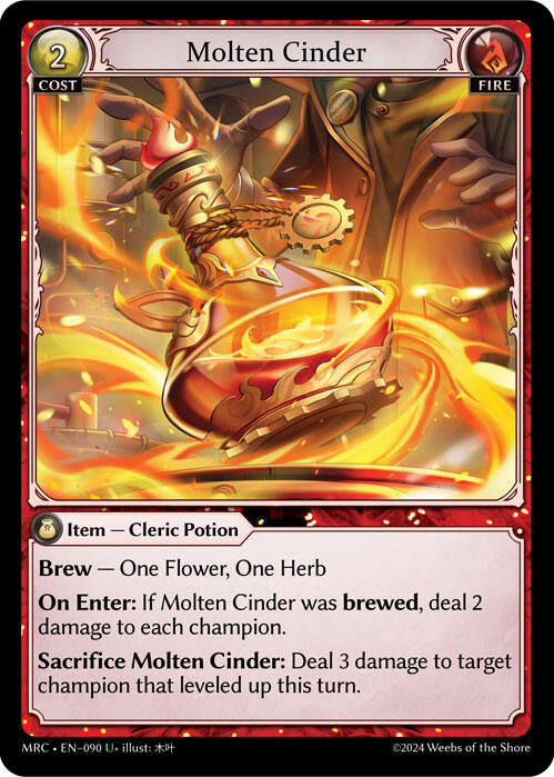 Molten Cinder (090) [Mercurial Heart] | Webway Games