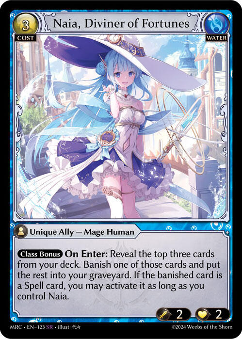 Naia, Diviner of Fortunes (123) [Mercurial Heart] | Webway Games