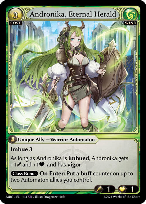Andronika, Eternal Herald (134) [Mercurial Heart] | Webway Games