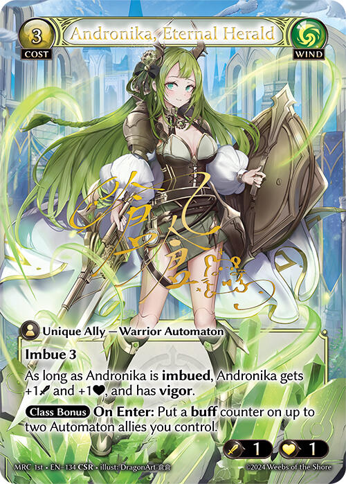 Andronika, Eternal Herald (CSR) (134) [Mercurial Heart] | Webway Games