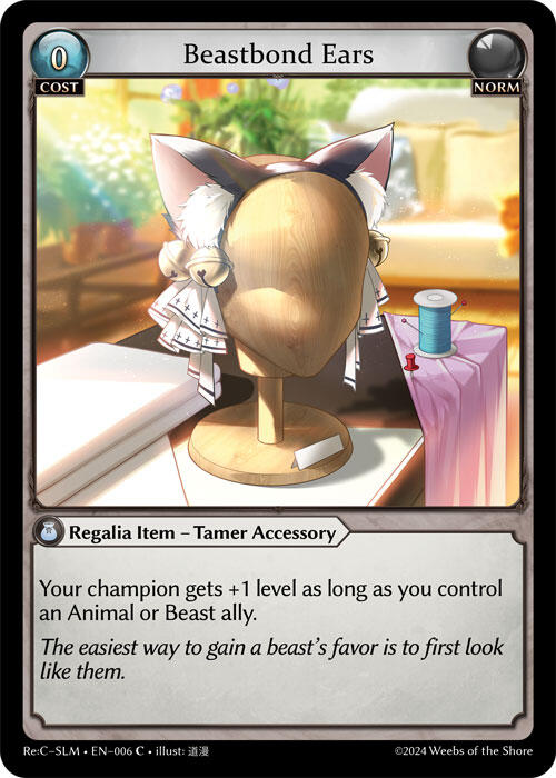 Beastbond Ears (006) [Silvie Re:Collection, Slime Sovereign] | Webway Games