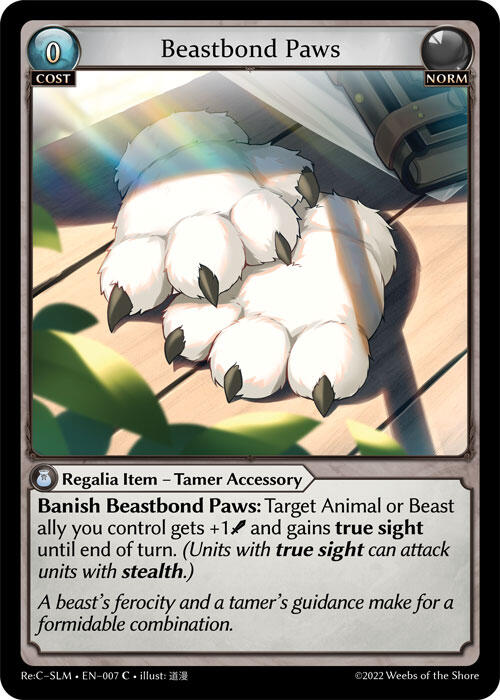 Beastbond Paws (007) [Silvie Re:Collection, Slime Sovereign] | Webway Games