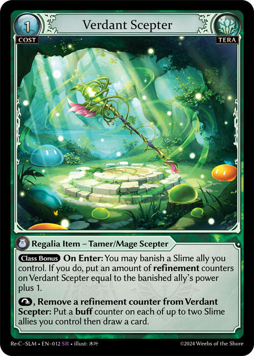 Verdant Scepter (012) [Silvie Re:Collection, Slime Sovereign] | Webway Games