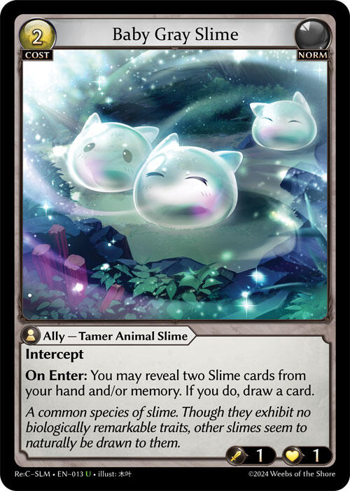 Baby Gray Slime (013) [Silvie Re:Collection, Slime Sovereign] | Webway Games