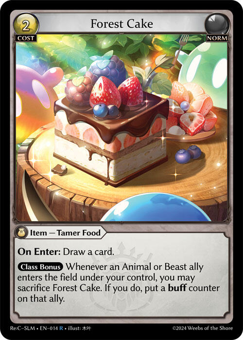 Forest Cake (014) [Silvie Re:Collection, Slime Sovereign] | Webway Games