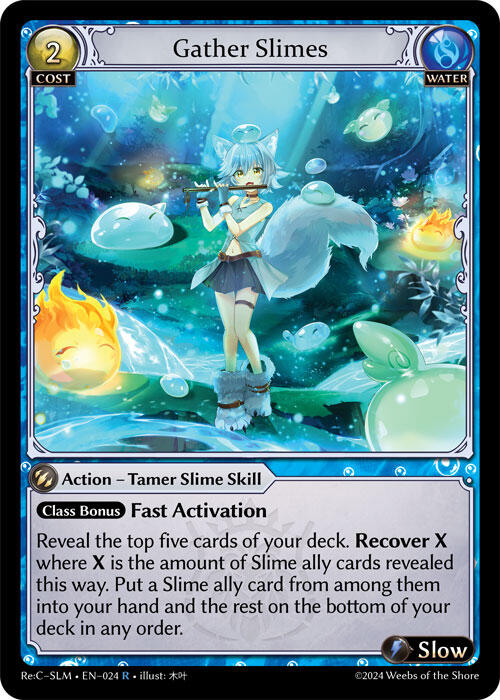 Gather Slimes (024) [Silvie Re:Collection, Slime Sovereign] | Webway Games