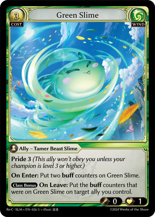 Green Slime (026) [Silvie Re:Collection, Slime Sovereign] | Webway Games