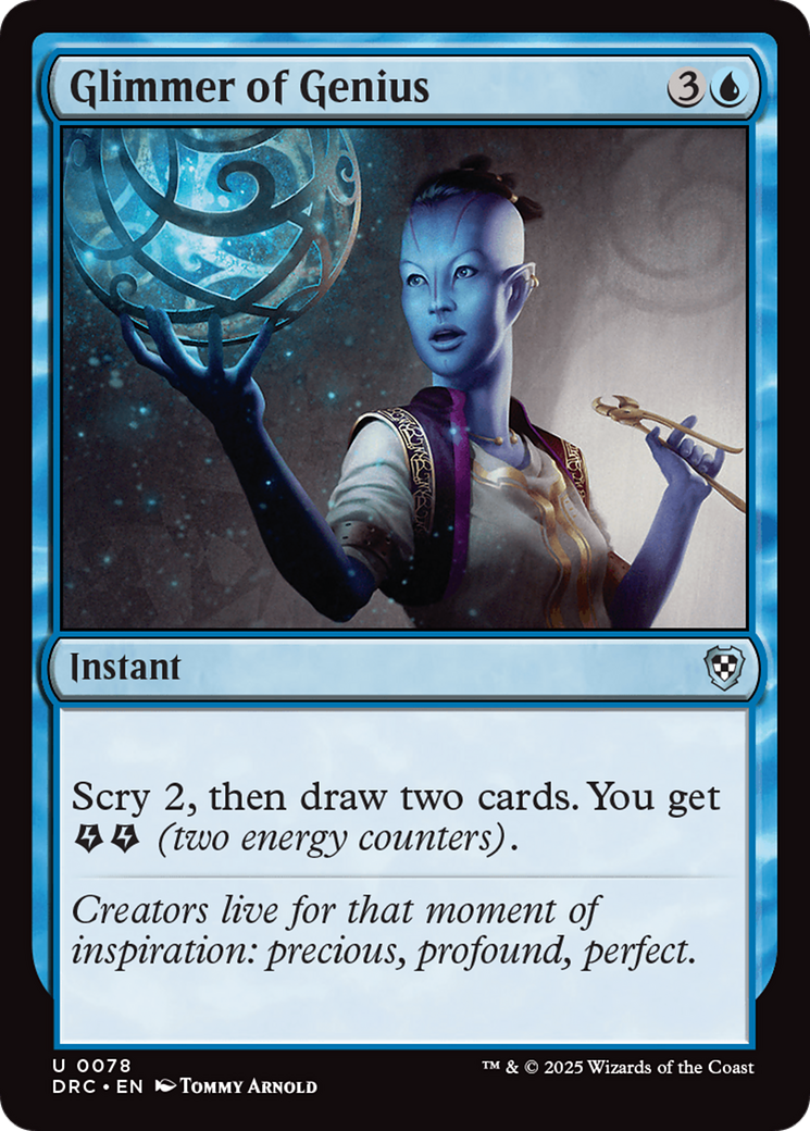 Glimmer of Genius [Aetherdrift Commander] | Webway Games