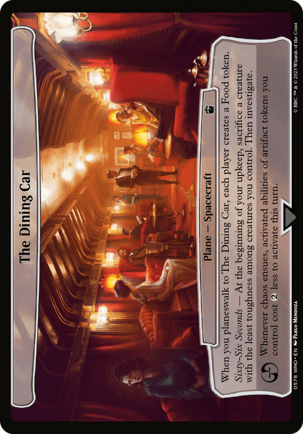 The Dining Car [Doctor Who] | Webway Games