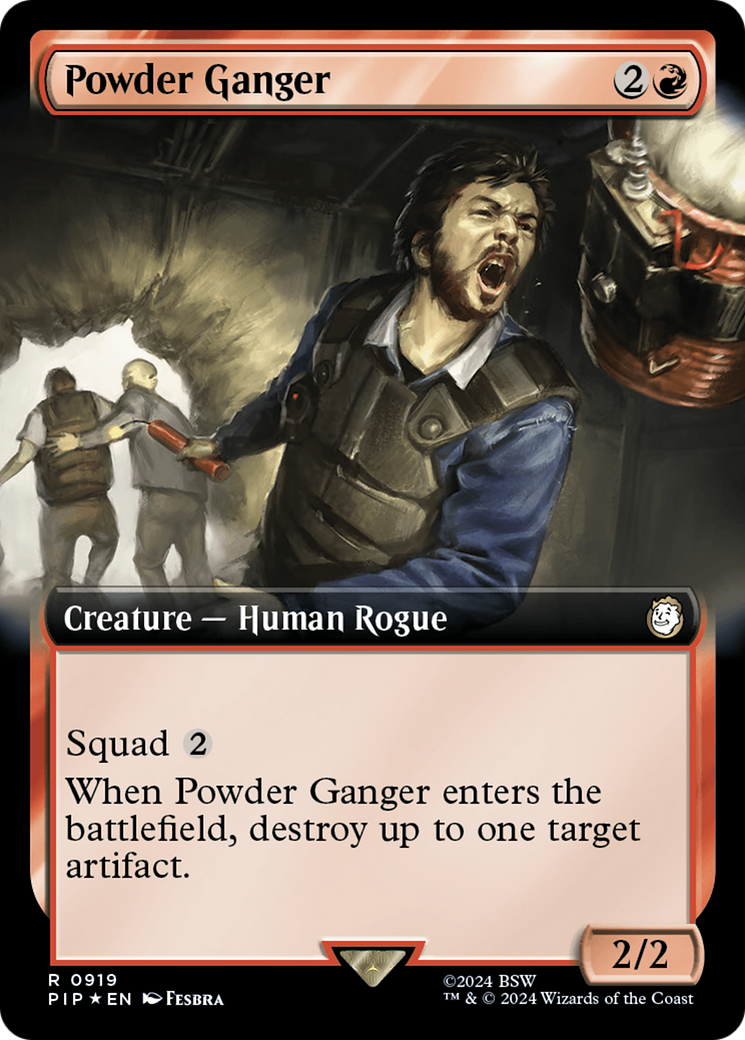Powder Ganger (Extended Art) (Surge Foil) [Fallout] | Webway Games