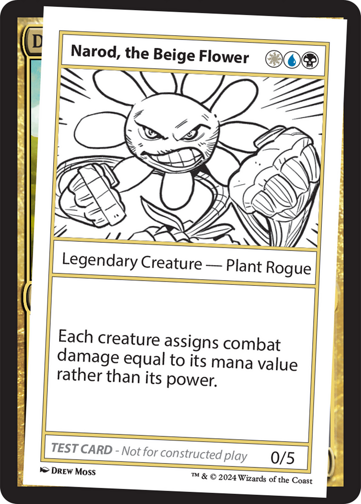 Narod, the Beige Flower [Mystery Booster 2 Playtest Cards] | Webway Games