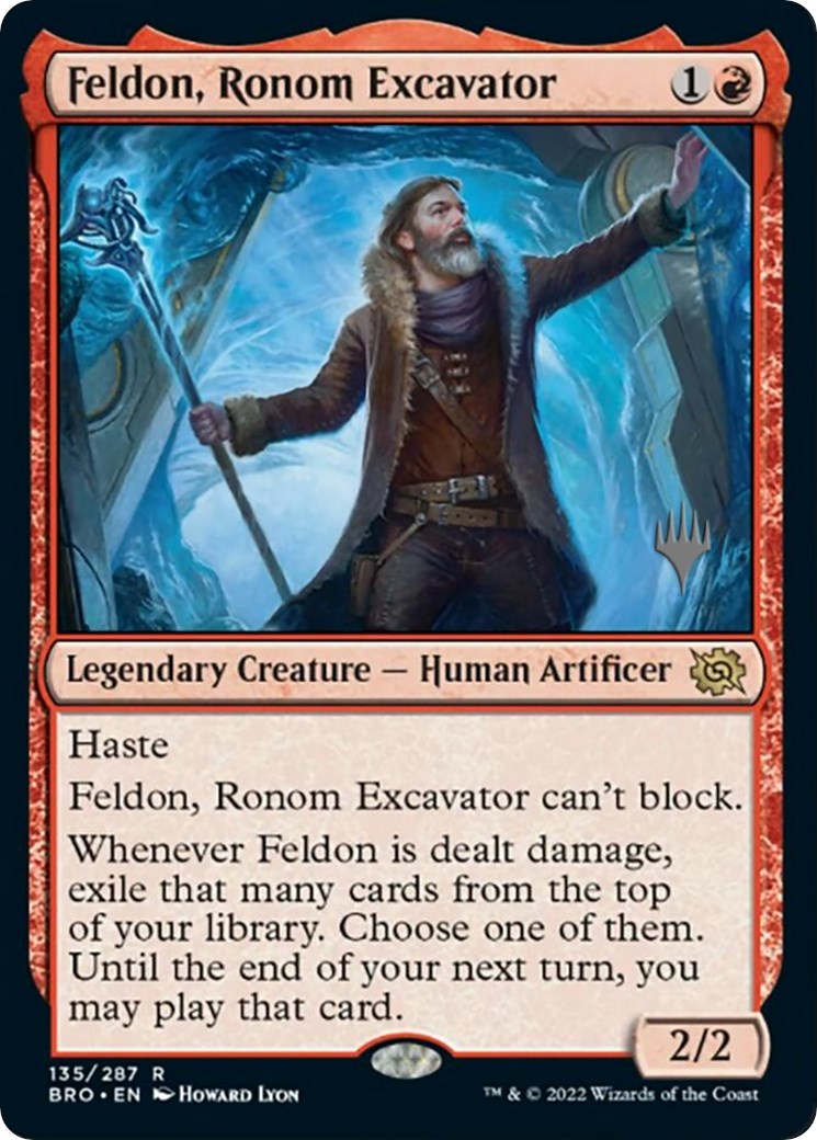 Feldon, Ronom Excavator (Promo Pack) [The Brothers' War Promos] | Webway Games
