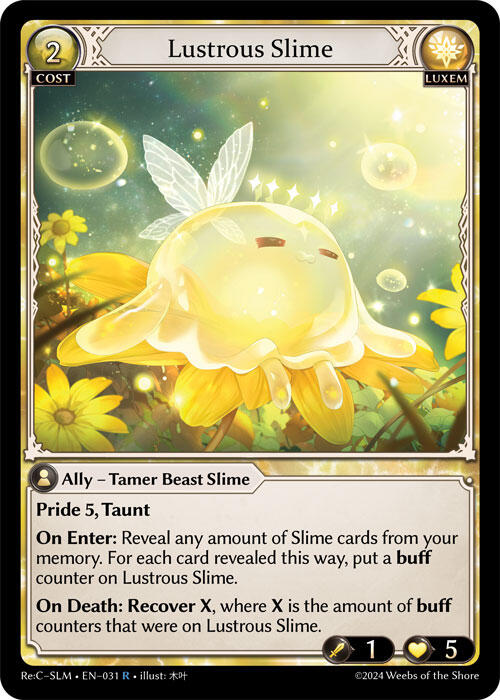 Lustrous Slime (031) [Silvie Re:Collection, Slime Sovereign] | Webway Games