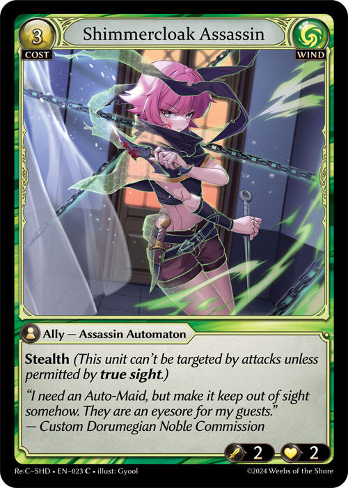 Shimmercloak Assassin (023) [Tristan Re:Collection, Shadowdancer] | Webway Games