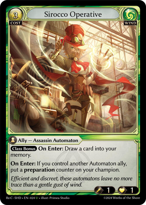 Sirocco Operative (024) [Tristan Re:Collection, Shadowdancer] | Webway Games