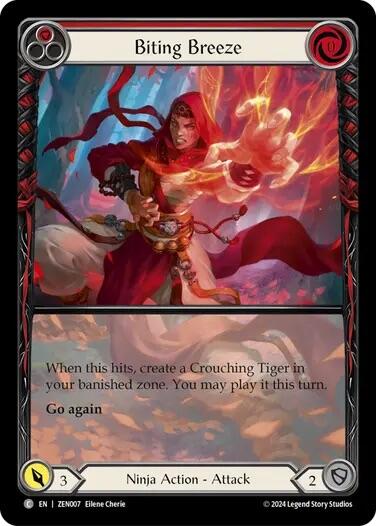 Biting Breeze (Red) [ZEN007] (Part the Mistveil Zen Blitz Deck) | Webway Games