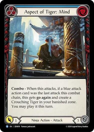 Aspect of Tiger: Mind [ZEN019] (Part the Mistveil Zen Blitz Deck) | Webway Games