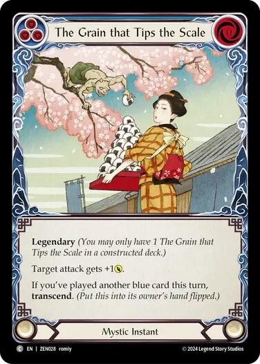 The Grain that Tips the Scale [ZEN028] (Part the Mistveil Zen Blitz Deck) | Webway Games