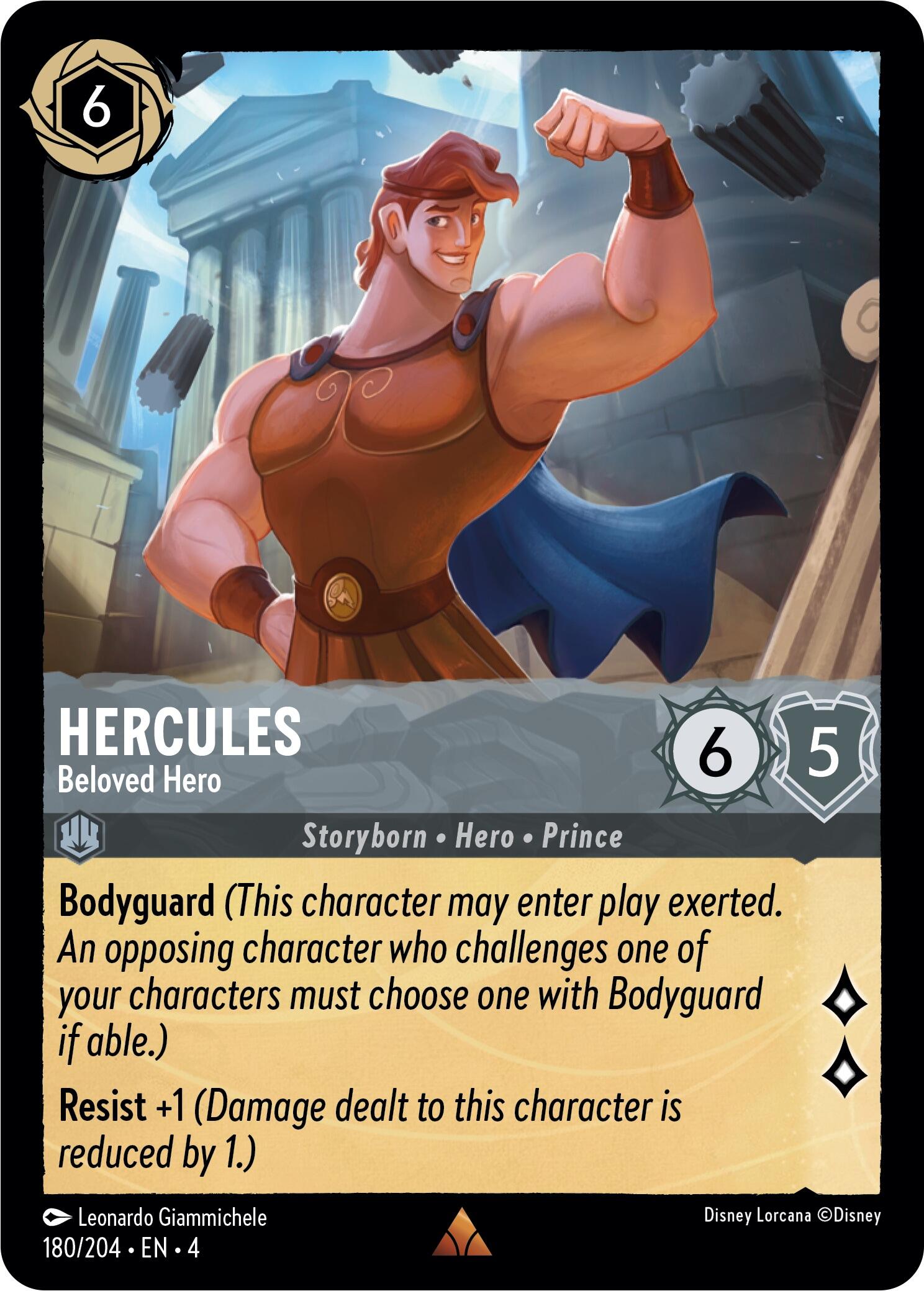 Hercules - Beloved Hero (180/204) [Ursula's Return] | Webway Games