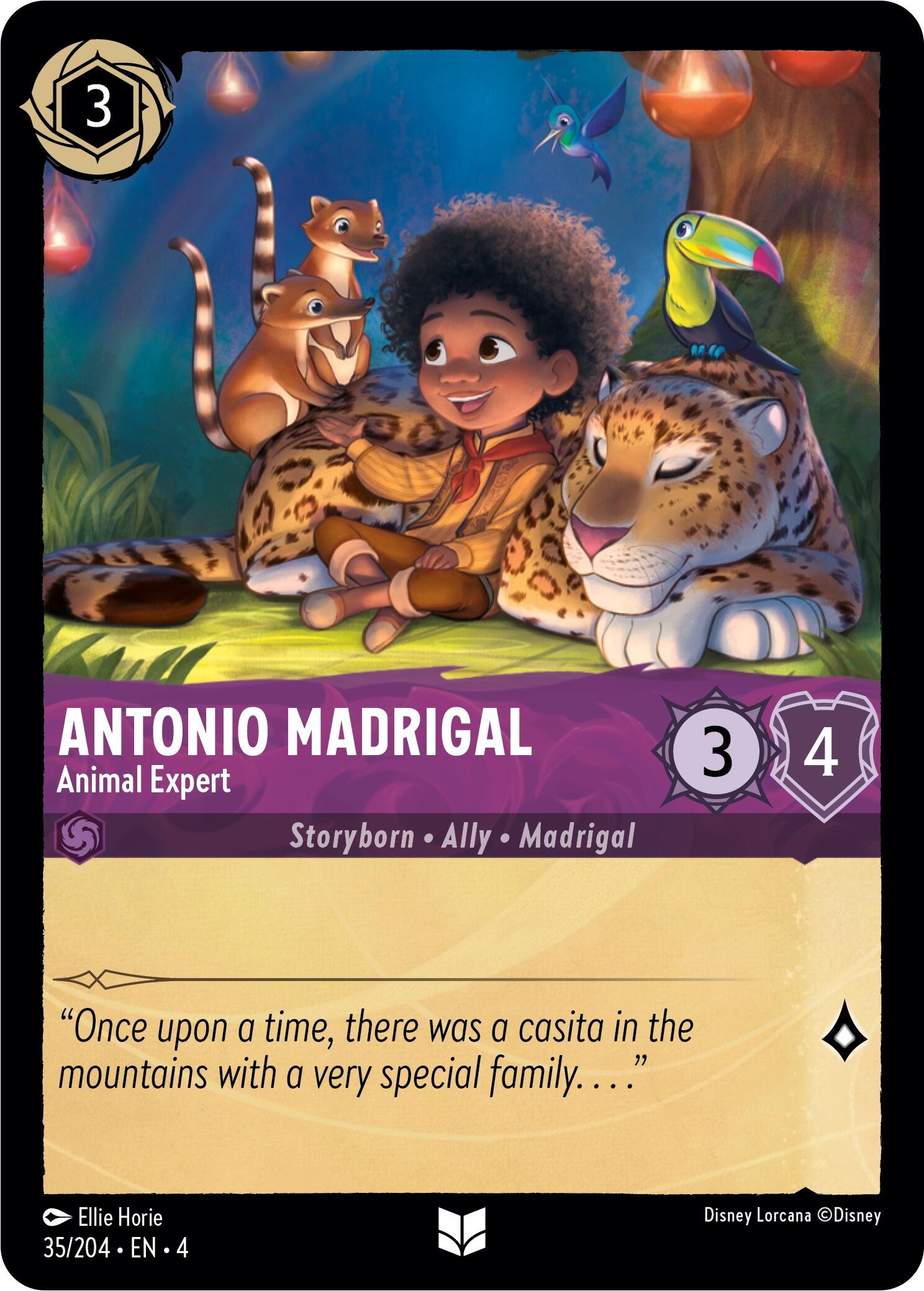 Antonio Madrigal - Animal Expert (35/204) [Ursula's Return] | Webway Games