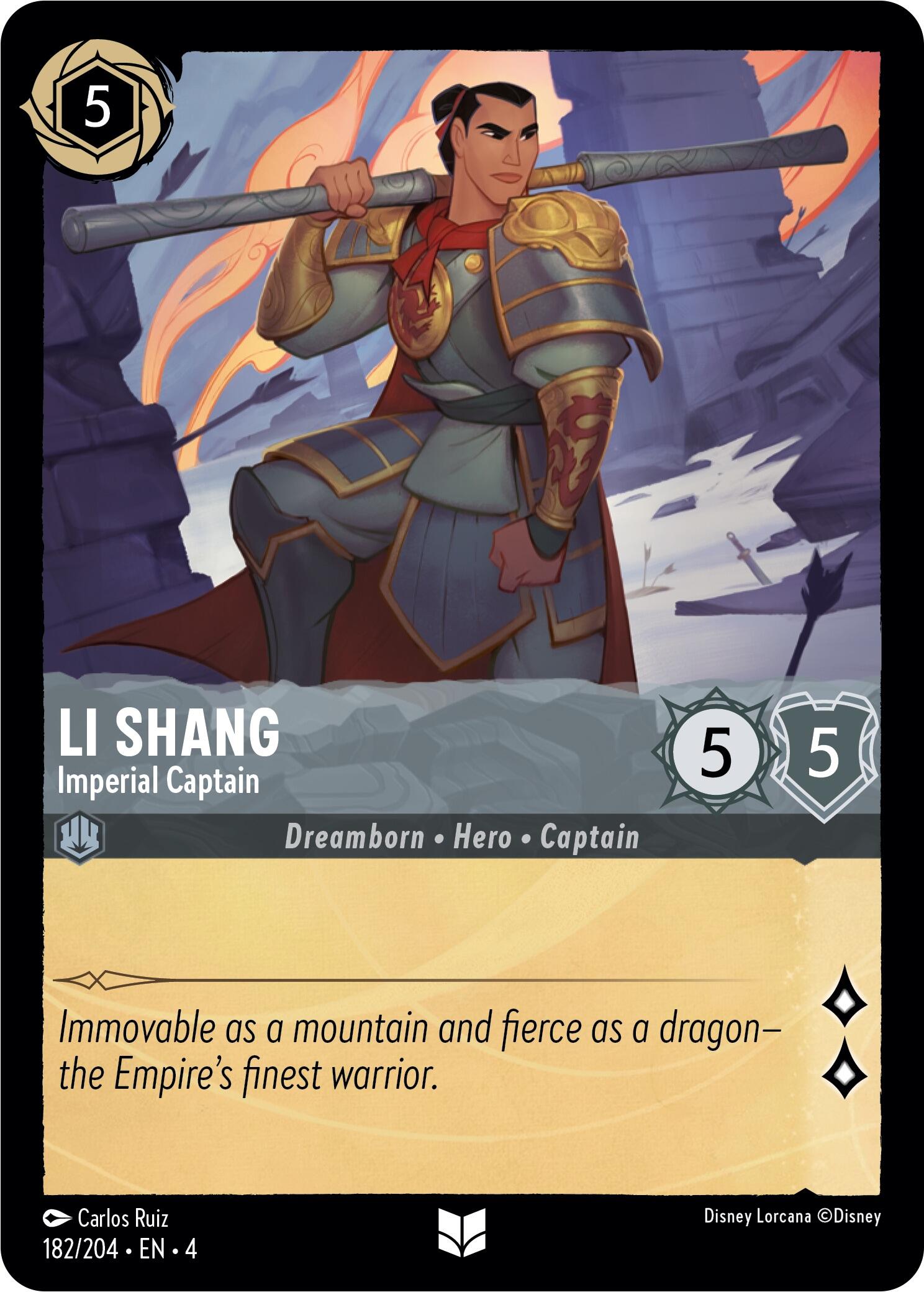 Li Shang - Imperial Captain (182/204) [Ursula's Return] | Webway Games
