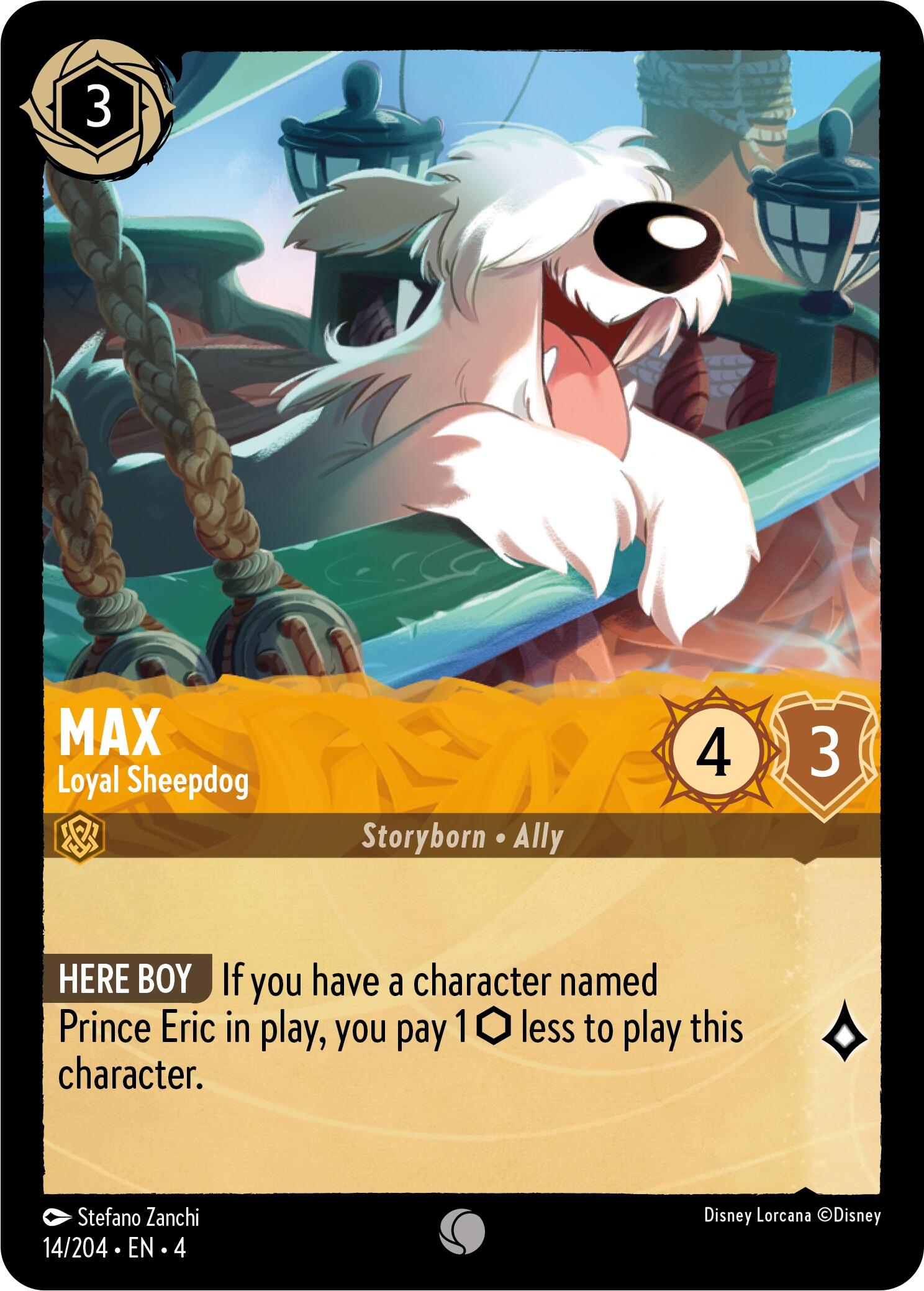 Max - Loyal Sheepdog (14/204) [Ursula's Return] | Webway Games