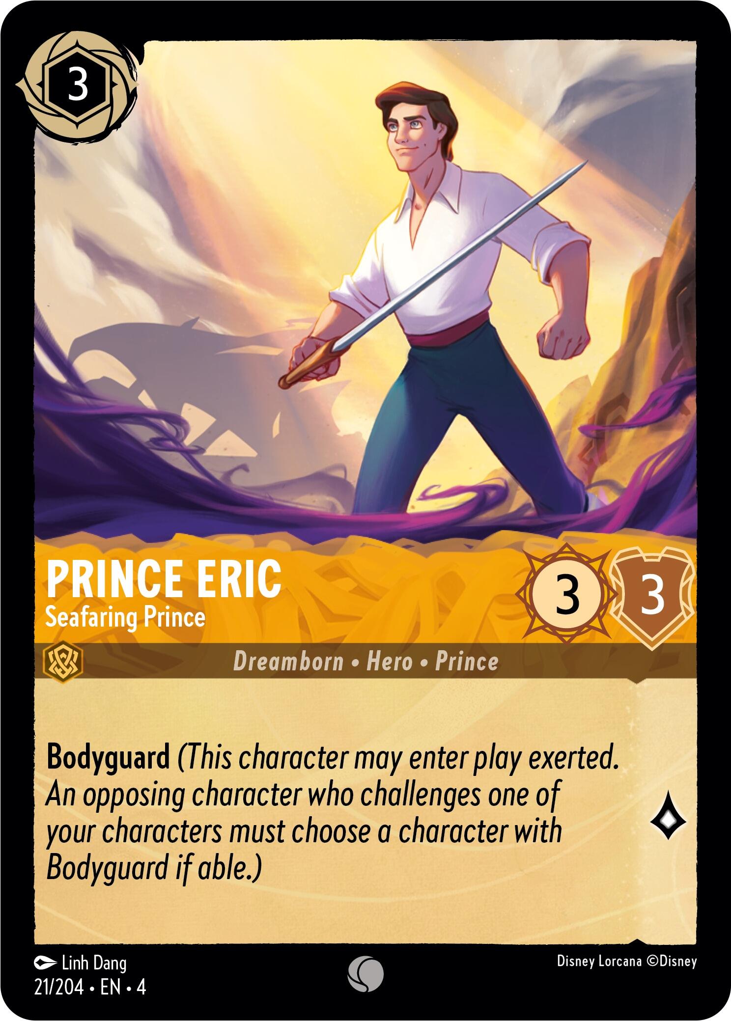 Prince Eric - Seafaring Prince (21/204) [Ursula's Return] | Webway Games