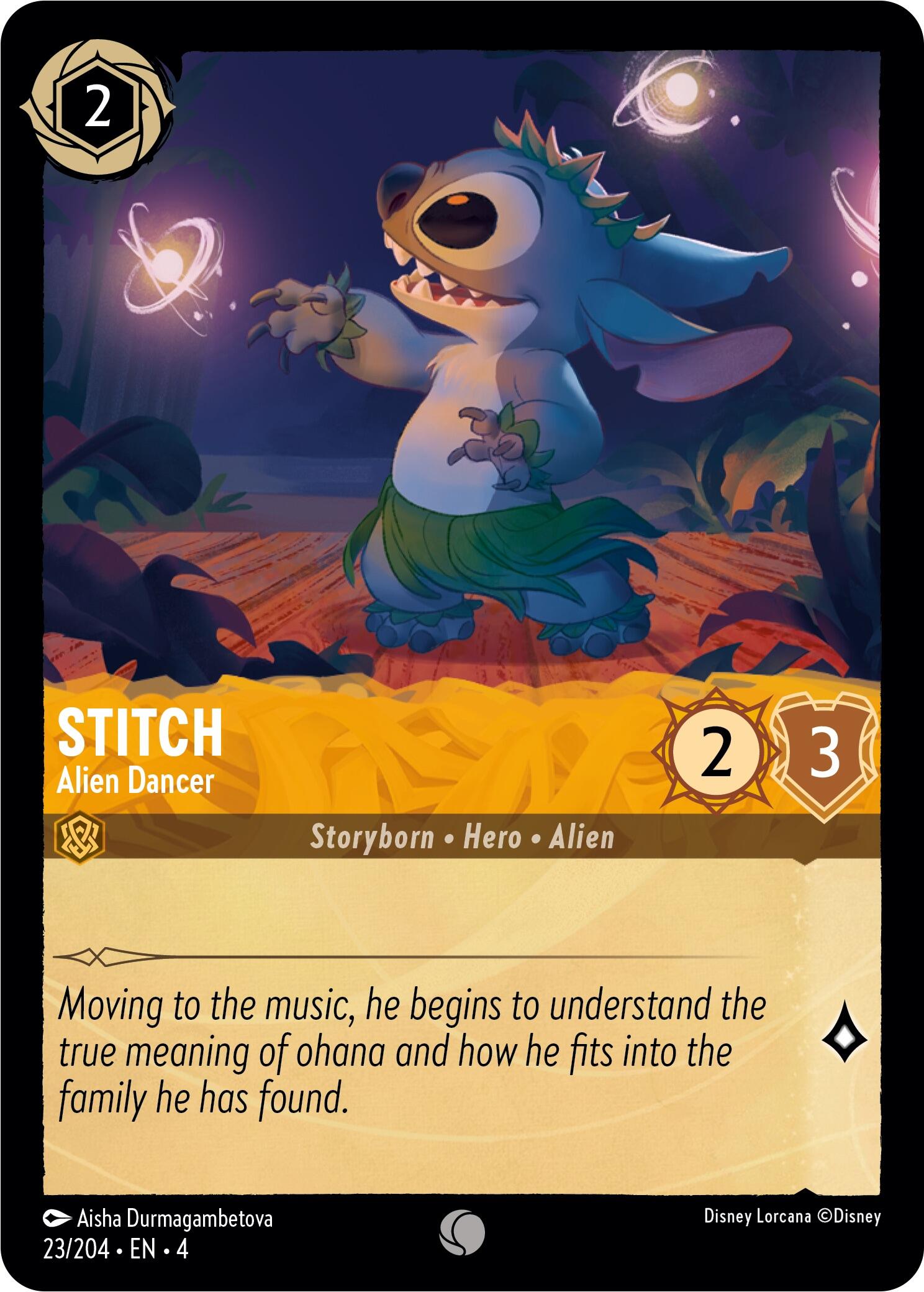 Stitch - Alien Dancer (23/204) [Ursula's Return] | Webway Games