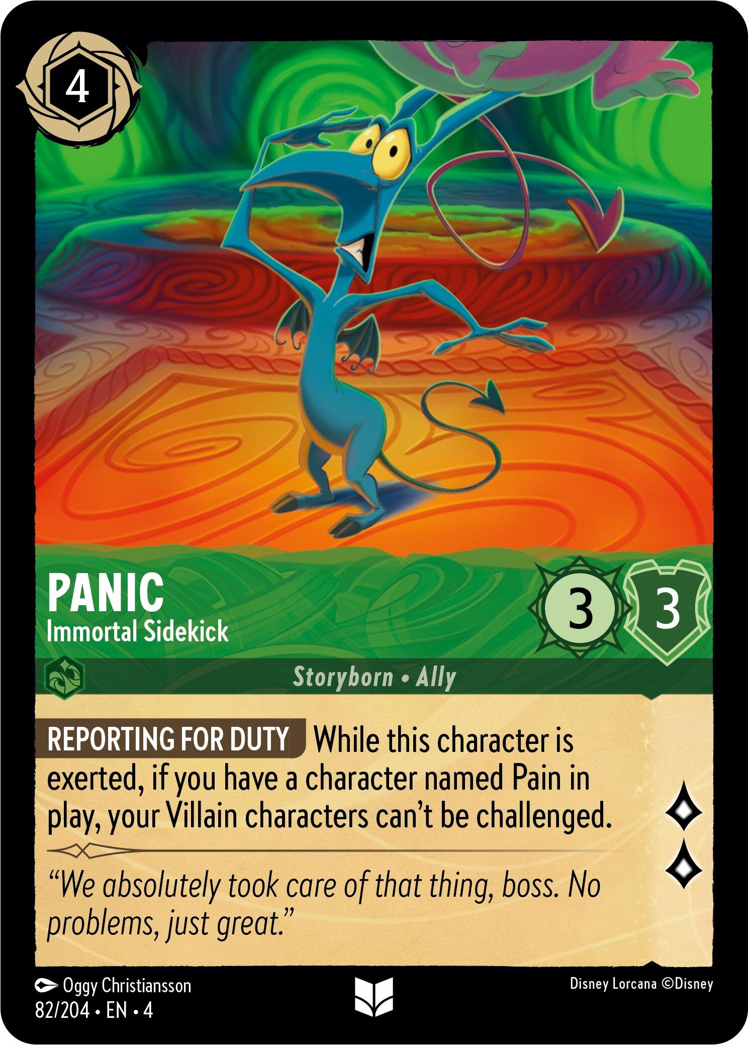 Panic - Immortal Sidekick (82/204) [Ursula's Return] | Webway Games