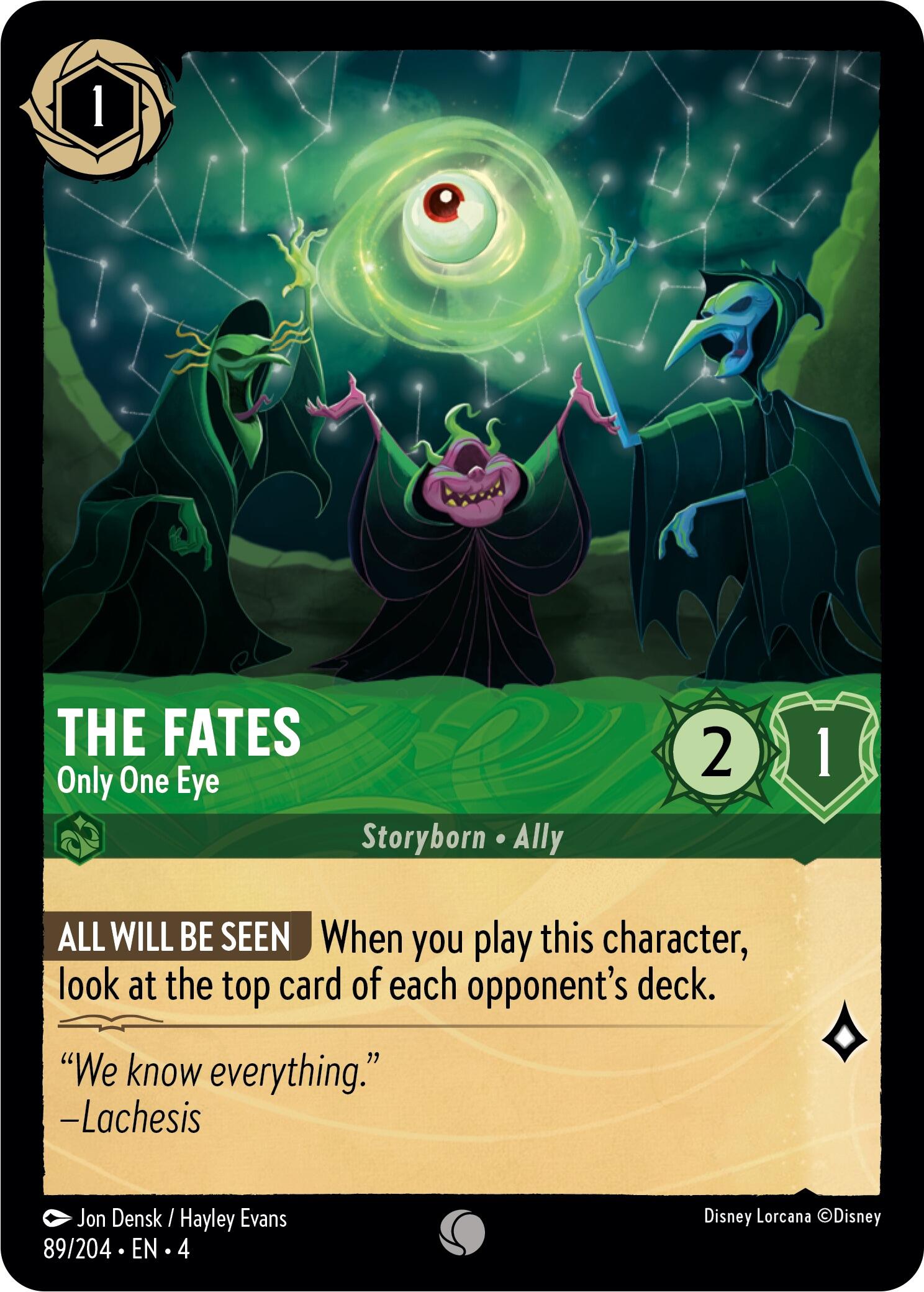 The Fates - Only One Eye (89/204) [Ursula's Return] | Webway Games