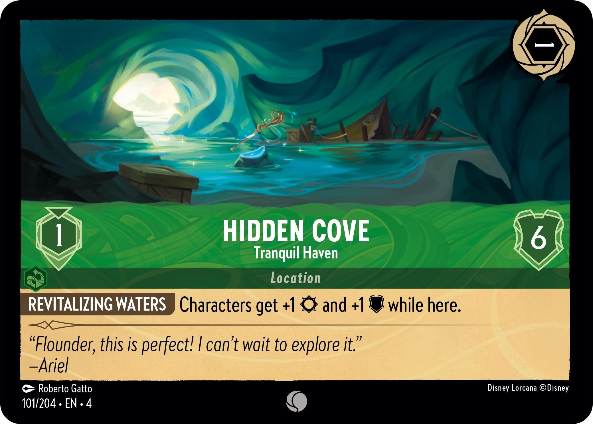 Hidden Cove - Tranquil Haven (101/204) [Ursula's Return] | Webway Games
