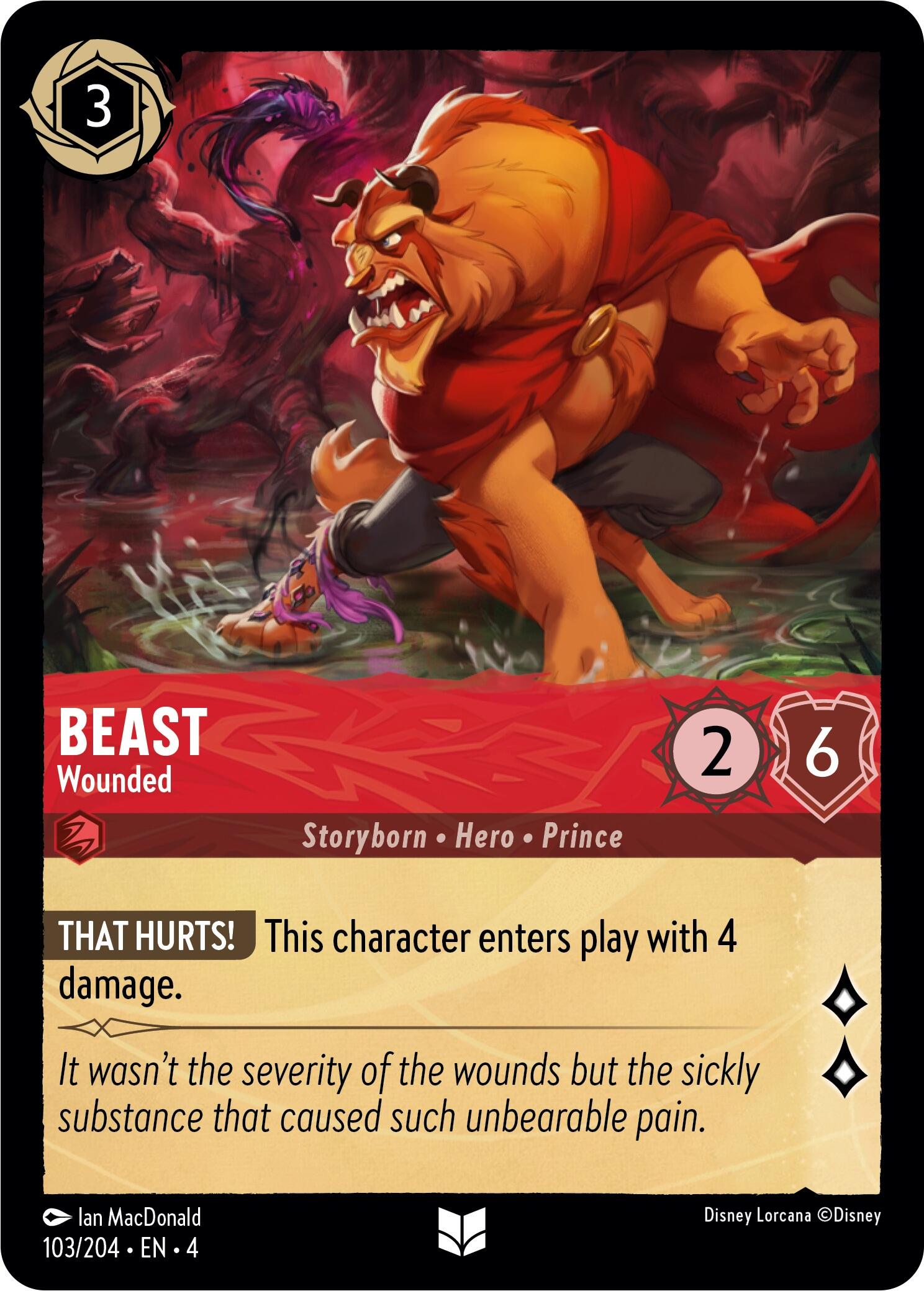 Beast - Wounded (103/204) [Ursula's Return] | Webway Games