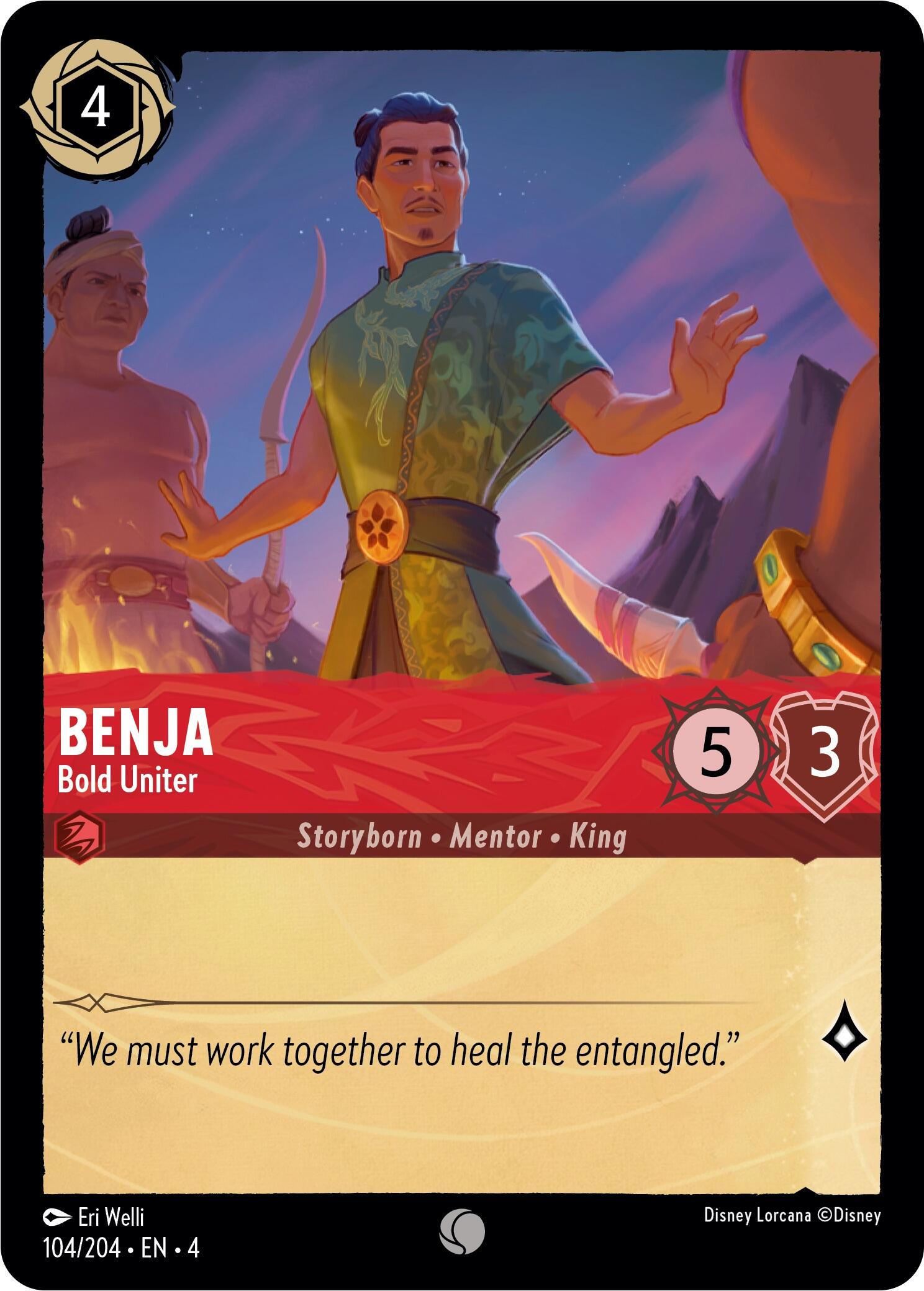 Benja - Bold Uniter (104/204) [Ursula's Return] | Webway Games