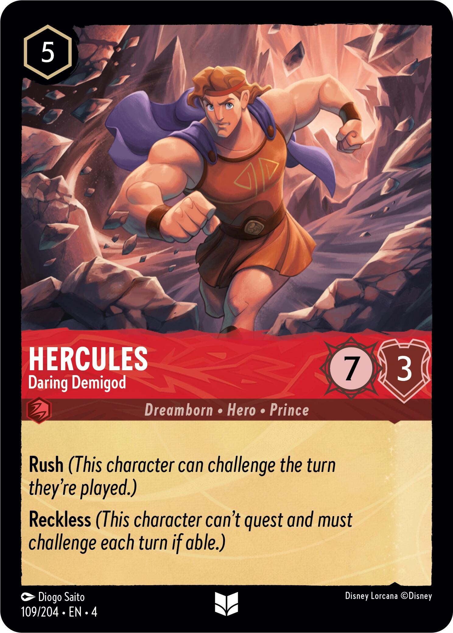 Hercules - Daring Demigod (109/204) [Ursula's Return] | Webway Games