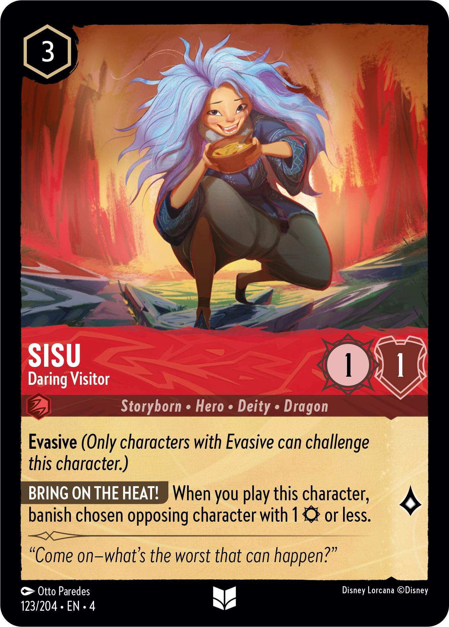 Sisu - Daring Visitor (123/204) [Ursula's Return] | Webway Games