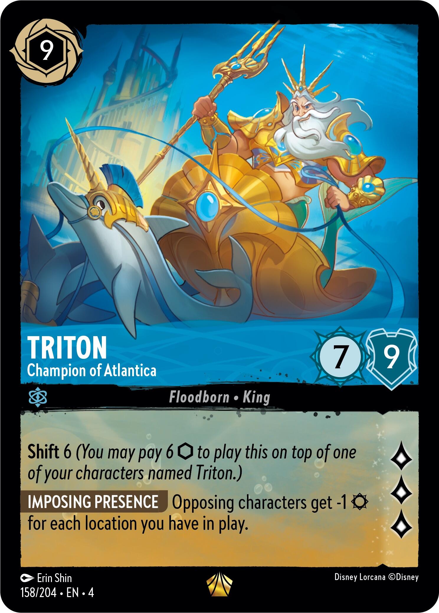 Triton - Champion of Atlantica (158/204) [Ursula's Return] | Webway Games