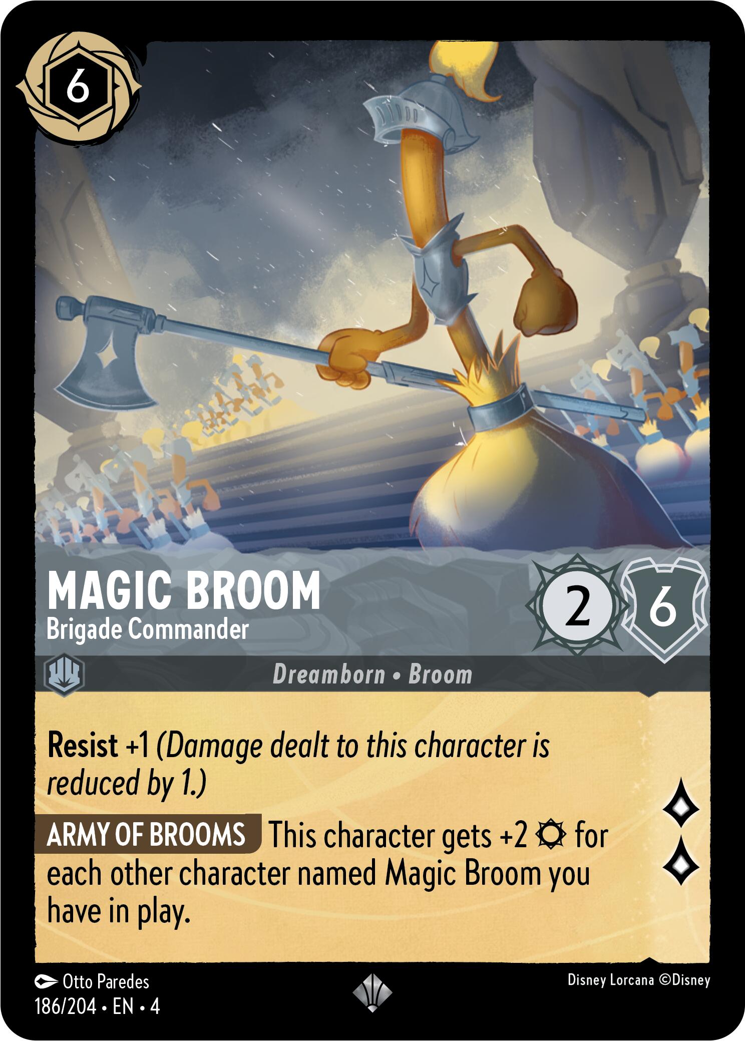 Magic Broom - Brigade Commander (186/204) [Ursula's Return] | Webway Games